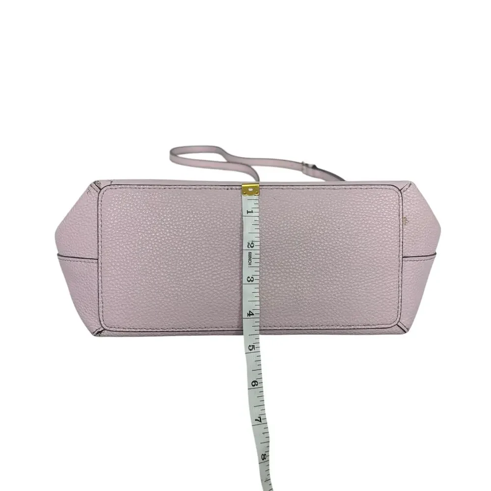 Kate Spade Satchel Crossbody Bag Purple Lavender Leather Pershing Street Gwyn